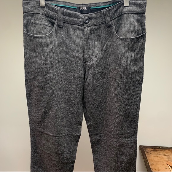 BDG Men’s Size 32 | Wool Herringbone Comfy Trouser - Picture 3 of 13